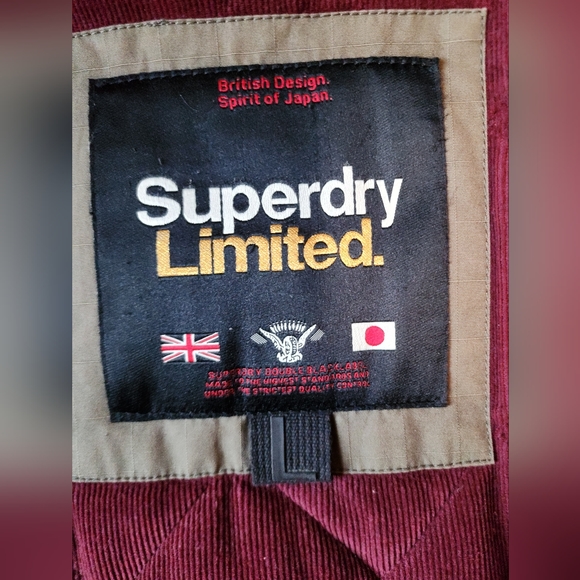 Superdry Limited Mens olive green winter coat - Picture 5 of 11